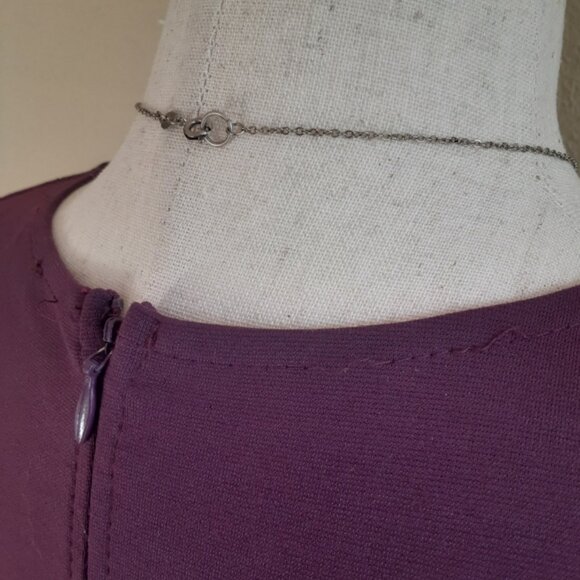 NEW Italian Plum Midi Bodycon Dress Small by Bar III - Picture 6 of 10
